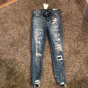 american eagle hi rise jegging next level stretch